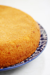 Sponge cake without cream