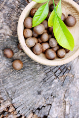 seeds of the tea plant, top view