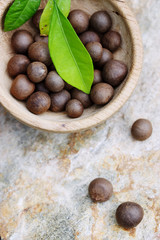 seeds tea, top view