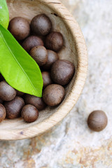 seeds tea bush, top view