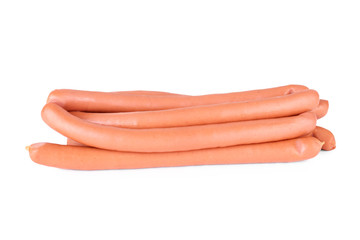 Sausage isolated on white background