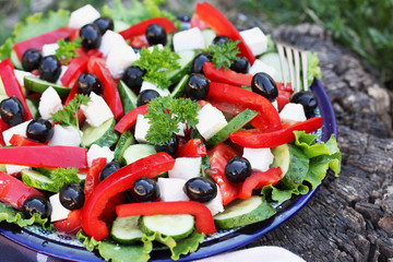 salad with feta cheese