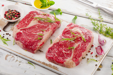 Raw Beef Steaks