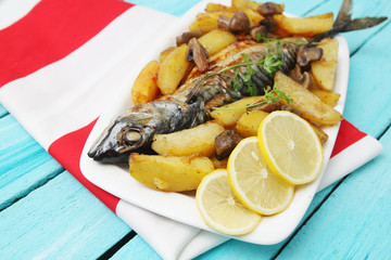  Baked mackerel
