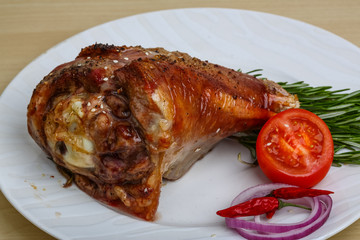  Rosted turkey leg