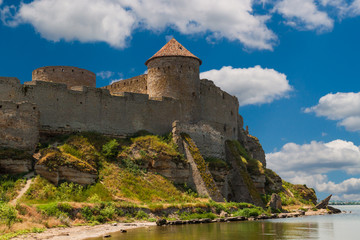 Fototapeta na wymiar Ancient fortress in Belgorod Dniester.