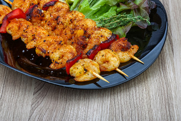 Prawn skewer