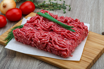 Raw minced meat