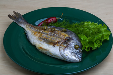 Grilled dorado