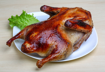 Roasted duck