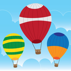 Obraz premium air balloon background