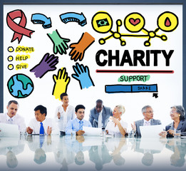 Charity Donation Give Help Support Concept