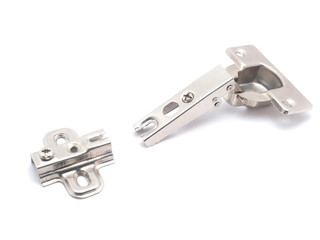 hinges on a white background