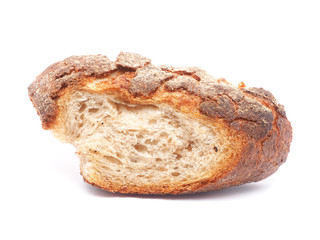 bread on a white background