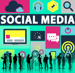 Social Media Social Networking Connection Media Link Concept