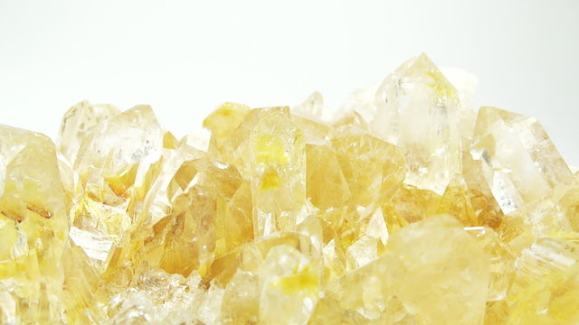 citrine geode geological crystals