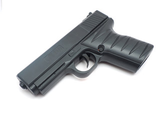 gun on a white background