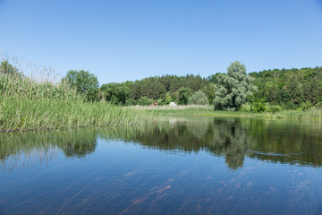 Fototapeta na wymiar The Vorskla River.