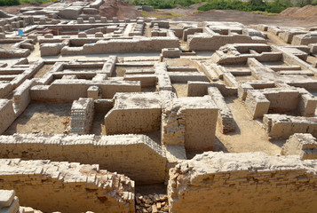 Mohenjo-daro in Sindh province,Pakistan