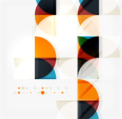 Semicircle triangle pattern