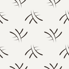 Vector seamless pattern of the elements of curved lines