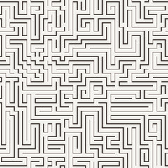 Vector seamless pattern in the form of a labyrinth