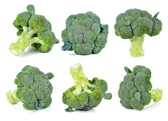 Broccoli isolated on white background