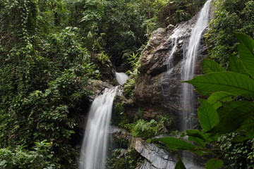 Beautiful waterfall in Thailand.
