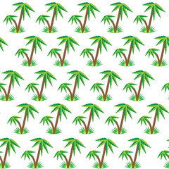 Palm tree seamless pattern