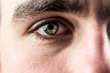 Obraz premium Zamknij oko patrząc w górę