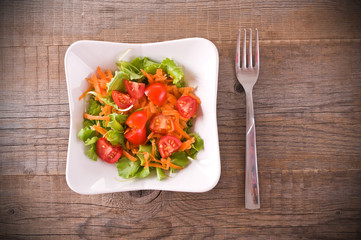 Vegetable salad. 