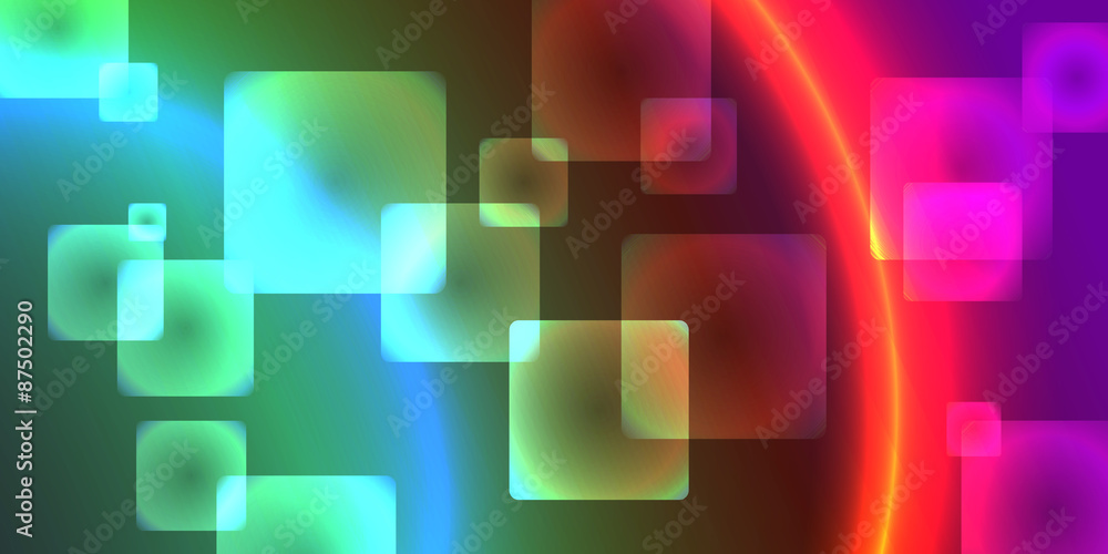 Poster abstract gradient a background of squares.vector