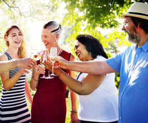 Friends Friendship Party Hanging out Concept