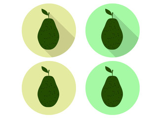 Avocado icons