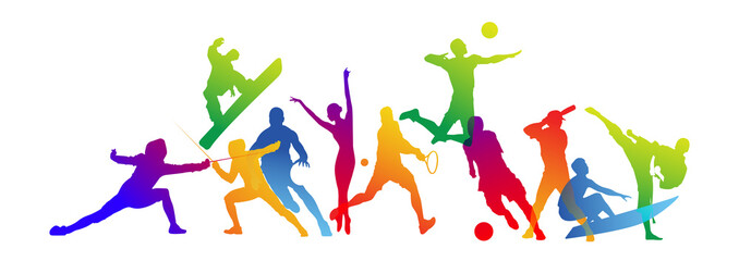silhouette, sport, sportivo, discipline sportive © xyz+