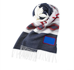 scarf isolated on white. with a clipping path