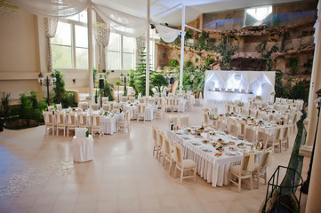 great wedding hall of restaurant