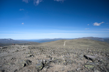 Besseggen Ridge in Jotunheimen National Park, Norway