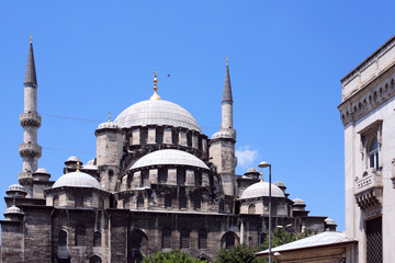 Fototapeta na wymiar New Mosque In Istanbul