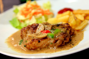 Chicken steak