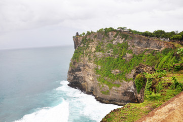 Coast at Uluwatu temple, Bali, Indonesia