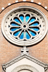 beautiful old architecture in italy europe milan