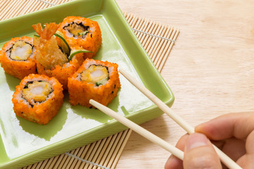 Sushi Roll / Sushi Roll Background