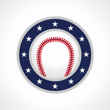 Baseball emblem logo
