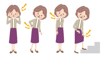 肩こり　頭痛　腰痛　関節痛