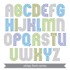 Poster elegant stripy typescript best for poster and headline 