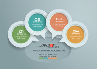 Circle Speech Infographics Design