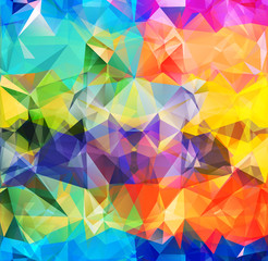 Abstract geometric background space