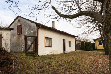 Family house of writer Edward Stachura in Łazieniec, Poland