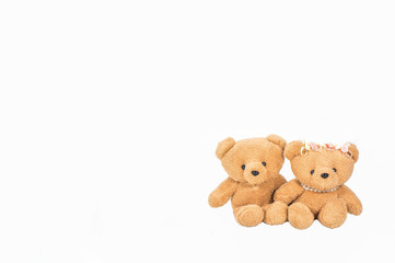 couple of bears embraced